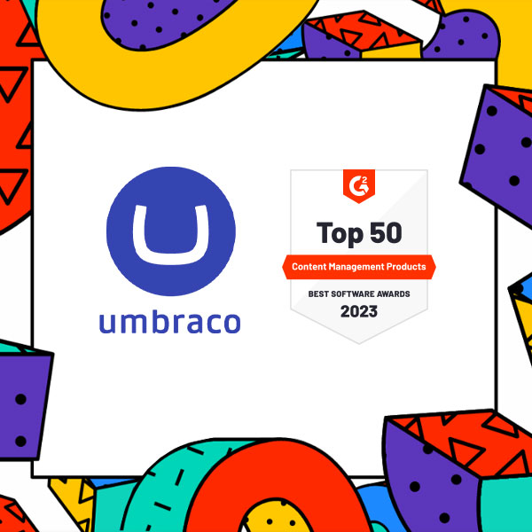 Umbraco named one of the G2's Top 50 Content Management Products