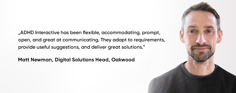 Our partnership with Oakwood digital agency – team extension model