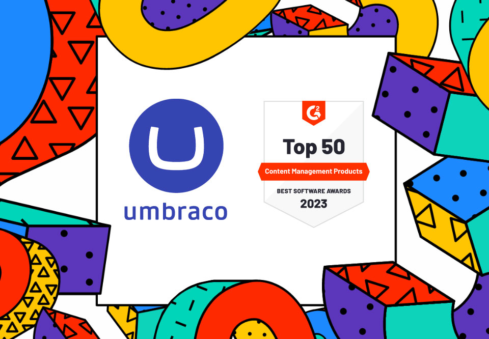 Umbraco named one of the Top 50 Content Management Products by G2
